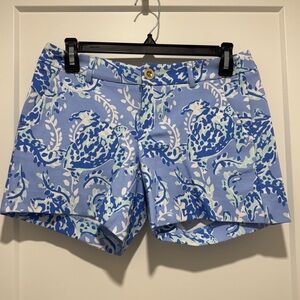 Lilly Pulitzer Callahan Stretch Knit Shorts 001273 Size 0